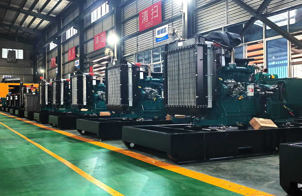 Open type diesel generator skid mounted industrial frame factory direct - Elitech Power