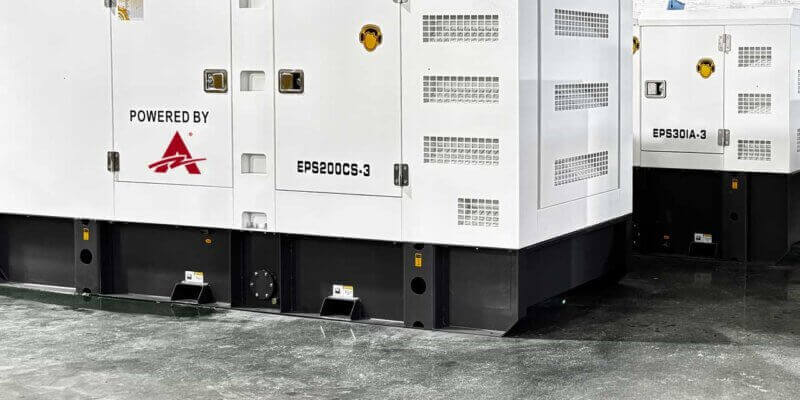 Low-noise soundproof diesel generator set for telecom projects