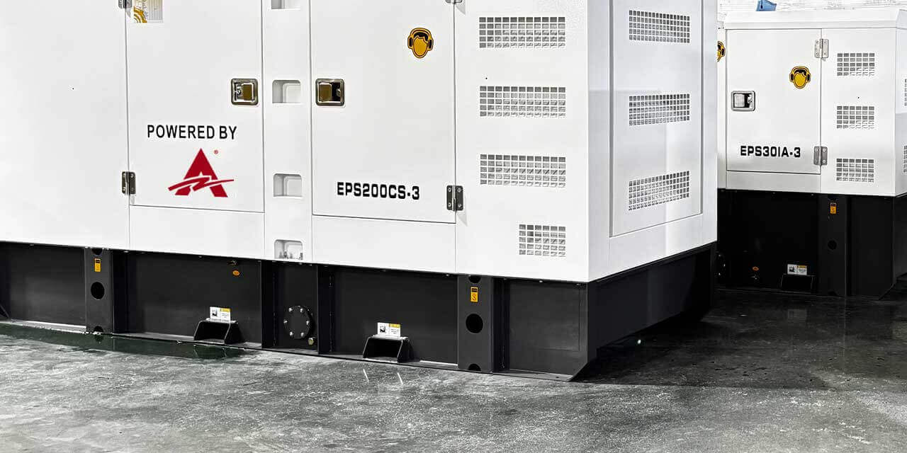 Low-noise soundproof diesel generator set for telecom projects