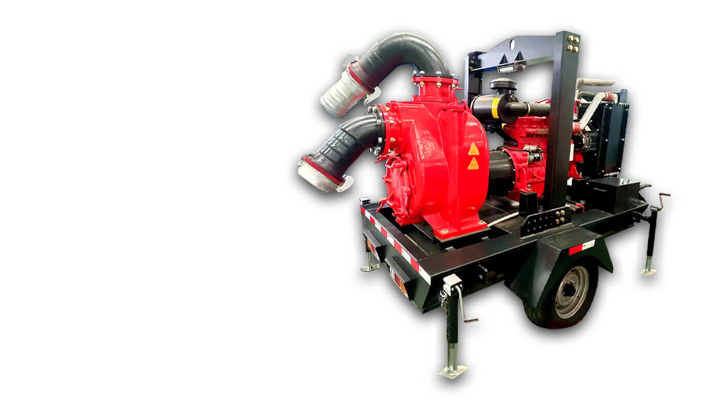 Diesel pump set engine driven water pump centrifugal dewatering factory direct - Elitech Power