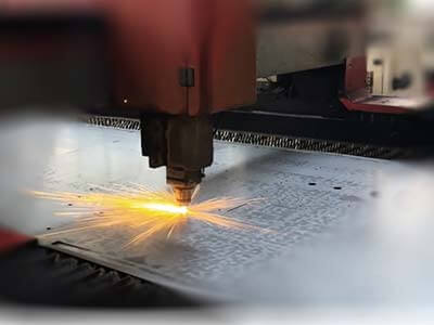 CNC laser cutting for generator canopy manufacturing