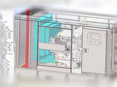 Custom diesel generator engineering design Elitech Power