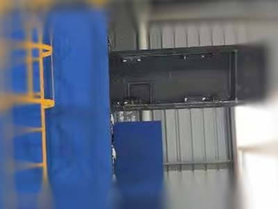 Industrial sand blasting surface preparation