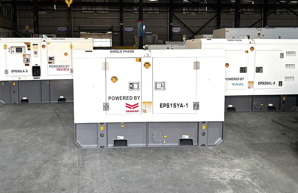 Yanmar Stage V ultra silent diesel generator Europe